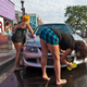 Illustration for article titled Noir Leather Bikini Car Wash Meetup Pictures